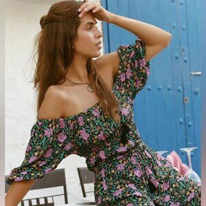 Spell & The Gypsy Village Floral Jumpsuit MSRP $259